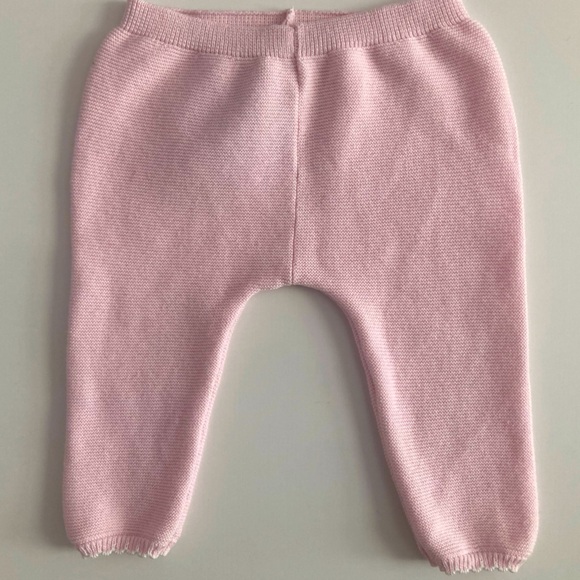 Mayoral Newborn 2-4M pink knit pants - Picture 1 of 5